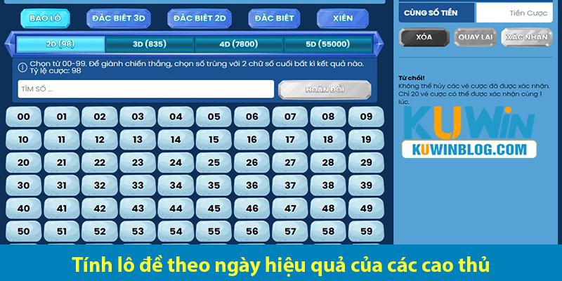 Các kỹ năng cần có để tính lô đề theo ngày cực chuẩn cho lô thủ tại https://win79.nexus